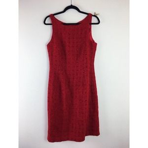 90s Vintage Sheath Cocktail Dress Sleeveless